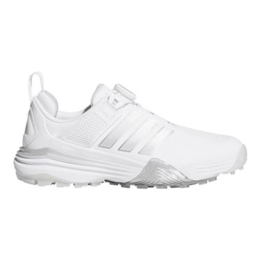 アディダス adidas　アディパワー 26 ボア　レディース スパイクレス ゴルフシューズ OPJ12 JP8385　2026年モデル ホワイト/シルバー/グレー