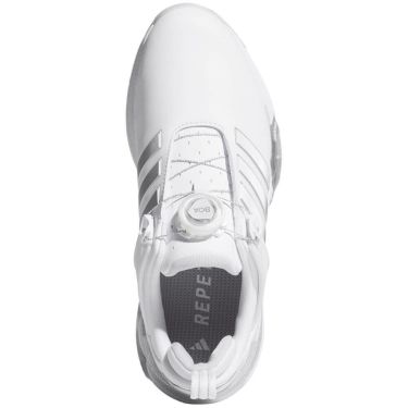 アディダス adidas　アディパワー 26 ボア　レディース スパイクレス ゴルフシューズ OPJ12 JP8385　2026年モデル ホワイト/シルバー/グレー 詳細2