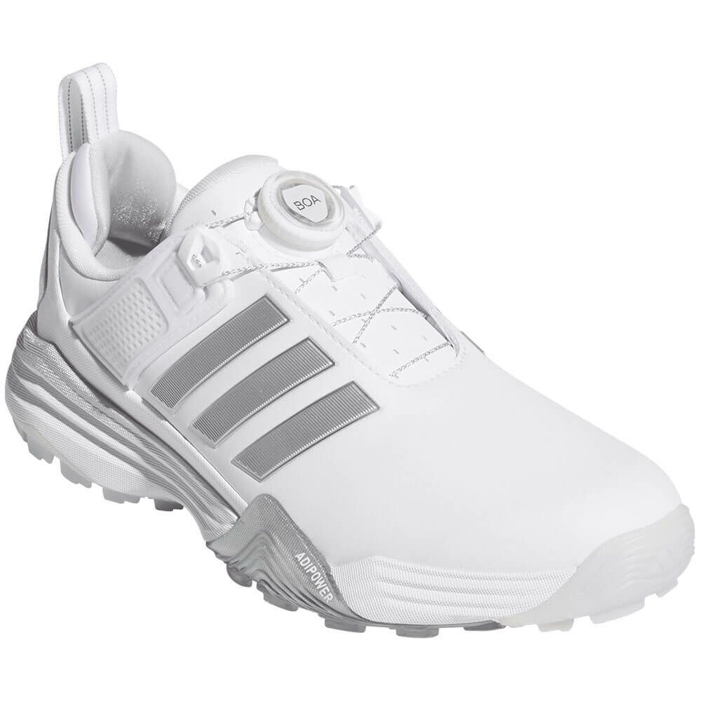 アディダス adidas　アディパワー 26 ボア　レディース スパイクレス ゴルフシューズ OPJ12 JP8385　2026年モデル ホワイト/シルバー/グレー 詳細5