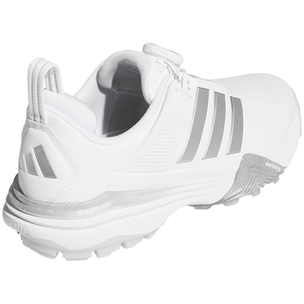 アディダス adidas　アディパワー 26 ボア　レディース スパイクレス ゴルフシューズ OPJ12 JP8385　2026年モデル ホワイト/シルバー/グレー 詳細6