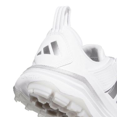 アディダス adidas　アディパワー 26 ボア　レディース スパイクレス ゴルフシューズ OPJ12 JP8385　2026年モデル ホワイト/シルバー/グレー 詳細8