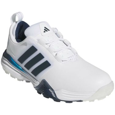 アディダス adidas　アディパワー 26　レディース スパイクレス ゴルフシューズ OPJ13 JP8398　2026年モデル ホワイト/ネイビー 詳細5