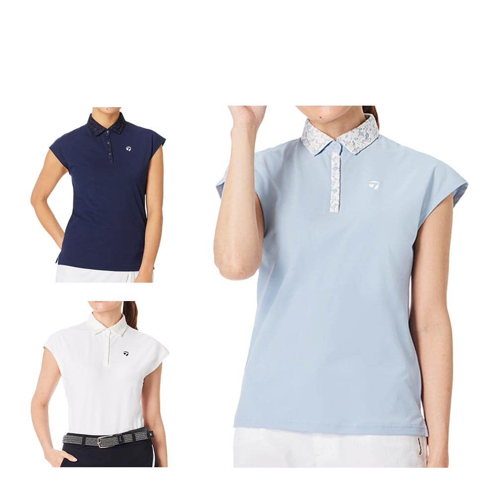 テーラーメイド TaylorMade　レディース キャップスリーブ ポロシャツ TL815　2026年モデル