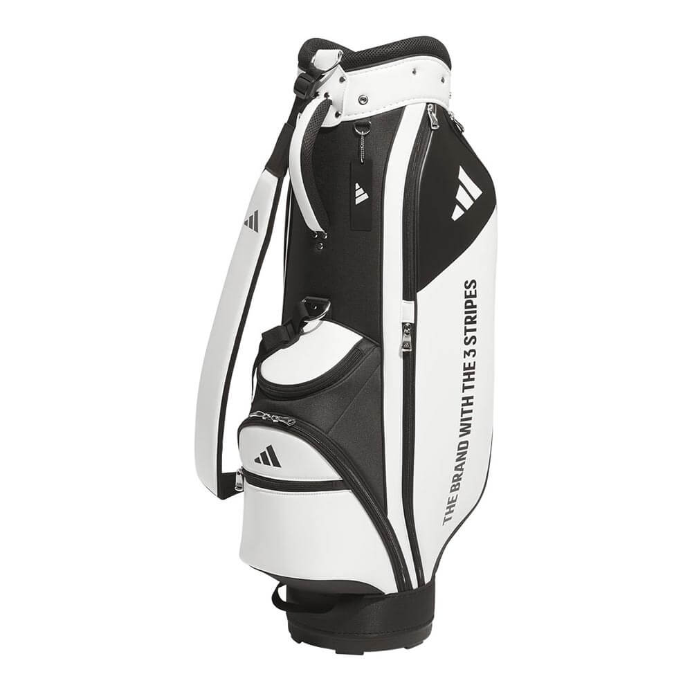 アディダス adidas　メンズ ワーディング キャディバッグ QF624 KA4950 ホワイト　2026年モデル