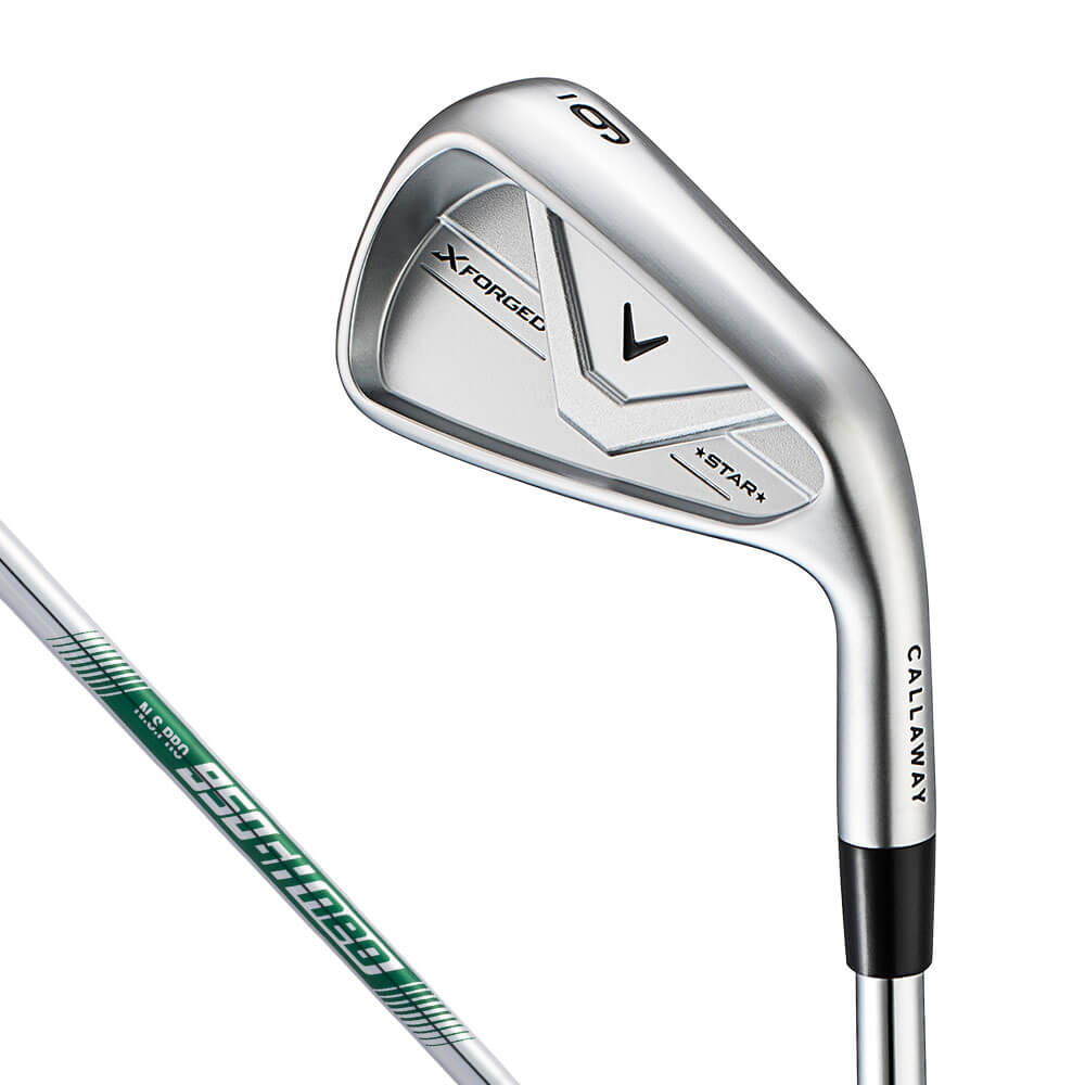 キャロウェイ　X FORGED STAR エックス フォージド スター アイアン　5本セット（＃6～9、PW）　N.S.PRO 950GH neo スチールシャフト　2026年モデル