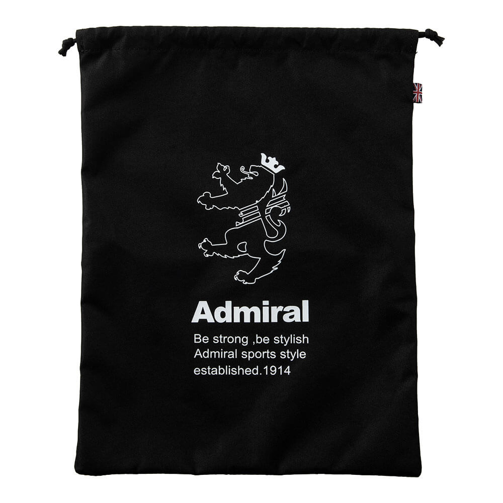 アドミラル Admiral　巾着型 シューズケース ADMZ6AE2 10 ブラック　2026年モデル