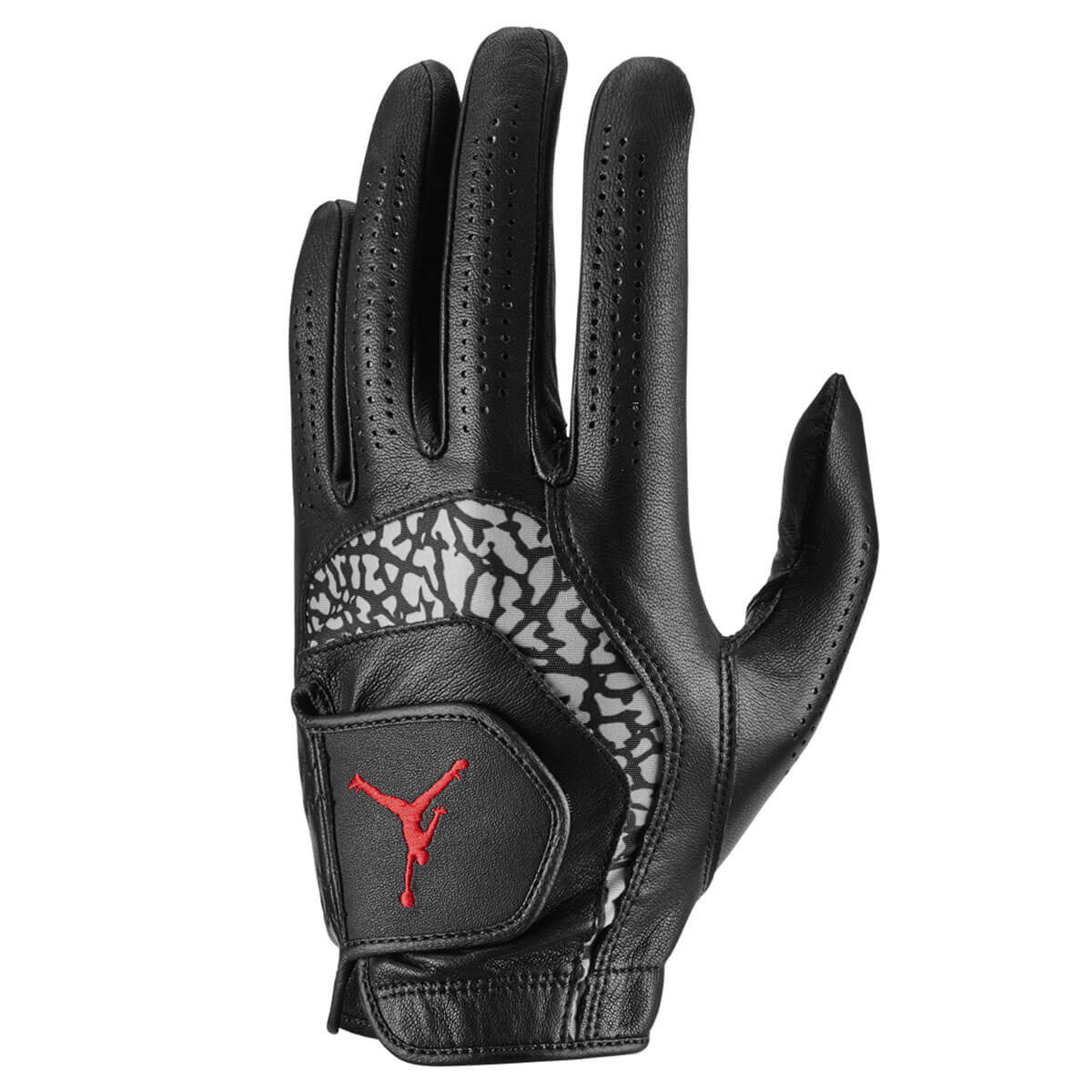 Jordan ジョーダン ツアー ゴルフグローブ JD9905 017 ブラック/ミディアムグレー
